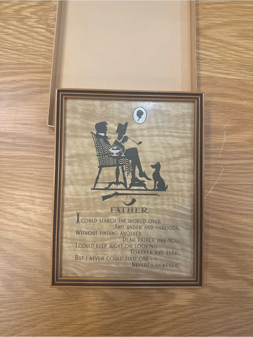 1920s/1930s vintage framed 